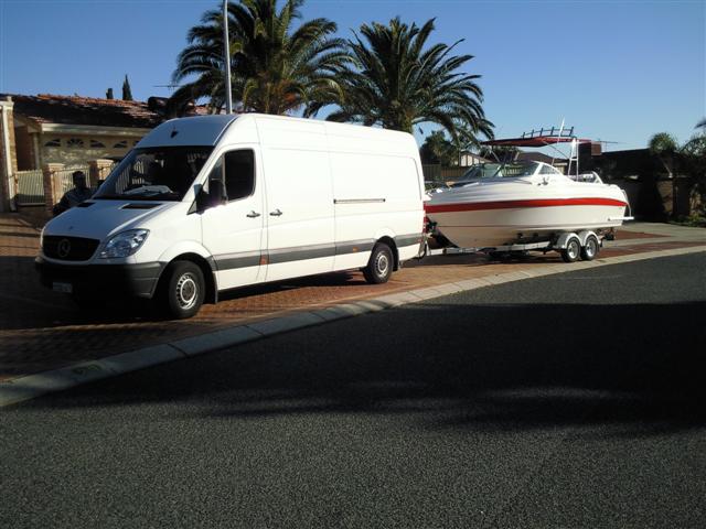 Van for towing Van for towing